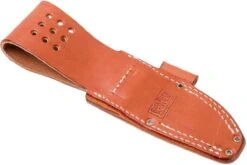 Bark River Bravo 1 A2 Rampless, Green Canvas Micarta, Brown Sheath -Optimal Couteaux Magasin BRK07 111GNC RS 08 bark river brk07 111gnc rs 08