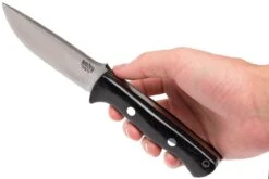 Bark River Bravo 1 CPM 3V, Black Canvas Micarta, Brown Sheath 13 Bark River Bravo 1 CPM 3V, Black Canvas Micarta, Brown Sheath -Optimal Couteaux Magasin BRK07 114BRKC 06 bark river brk07 114brkc 06