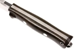 Bark River Bravo Vortex A2 Jimped, Green Canvas Micarta, Brown Sheath -Optimal Couteaux Magasin BRK07 117FMGRC JI 05 bark river brk07 117fmgrc ji 05