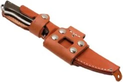 Bark River Bravo Vortex A2 Jimped, Green Canvas Micarta, Brown Sheath -Optimal Couteaux Magasin BRK07 117FMGRC JI 07 bark river brk07 117fmgrc ji 07