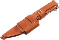 Bark River Bravo Vortex A2 Jimped, Green Canvas Micarta, Brown Sheath -Optimal Couteaux Magasin BRK07 117FMGRC JI 08 bark river brk07 117fmgrc ji 08