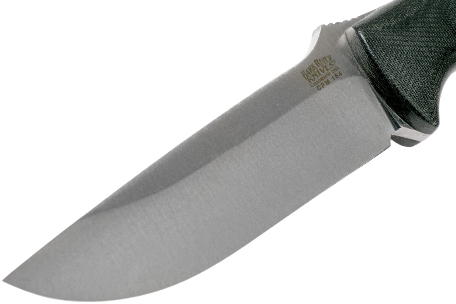 Bark River Bravo 1 CPM 154, Black Canvas Micarta 3 Bark River Bravo 1 CPM 154, Black Canvas Micarta – Image 3