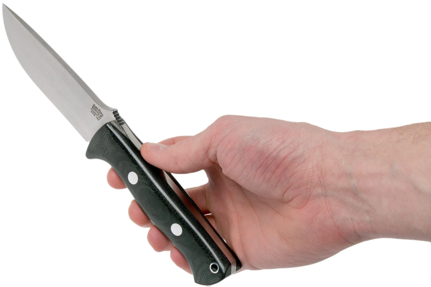 Bark River Bravo 1 CPM 154, Black Canvas Micarta 6 Bark River Bravo 1 CPM 154, Black Canvas Micarta – Image 6