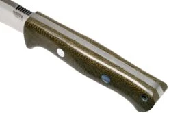 Bark River Bravo 1 CPM 154 Field Knife, Green Canvas Micarta -Optimal Couteaux Magasin BRK07 172GNC 05 bark river