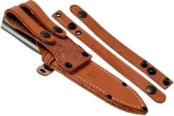 Bark River Bravo 1 CPM 154 Field Knife, Green Canvas Micarta -Optimal Couteaux Magasin BRK07 172GNC 08 bark river