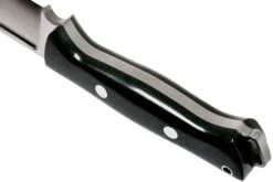 Bark River Bravo Squad Leader CPM 3V, Black Canvas Micarta -Optimal Couteaux Magasin BRK07 222BKRC 04 bark river knives