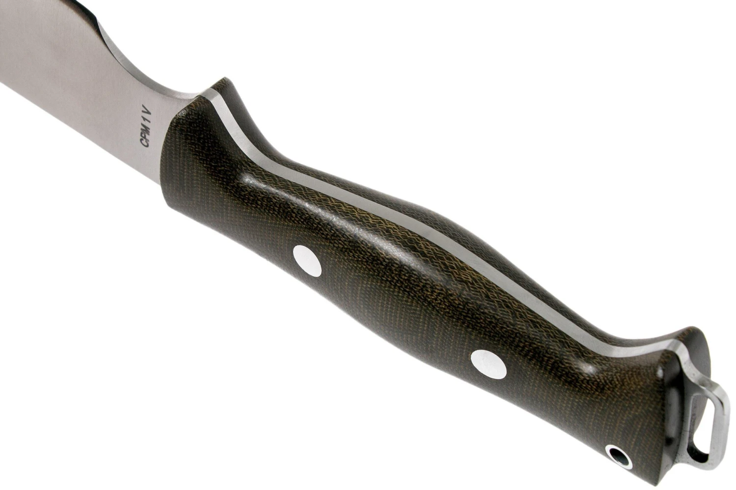 Bark River Bravo Machete CPM 1V Green Canvas Micarta Machette 4 Bark River Bravo Machete CPM 1V Green Canvas Micarta Machette – Image 4