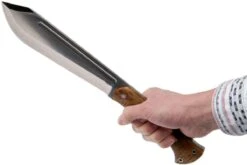 Bark River JX5 Vengeful 1 CPM 3V Dark Curly Maple Machette -Optimal Couteaux Magasin BRK10 123DCM 06 bark river brk10 123dcm 06