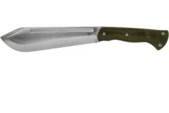 Bark River JX5 Vengeful 1 CPM 3V Green Canvas Micarta Machette Coupe-coupe