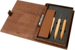 BeaverCraft Basic Set Of 4 Knives S07 Book Kit De Sculpture Sur Bois Avec Boîte De Rangement Livre En Bois -Optimal Couteaux Magasin BVS07BOOK 03 beavercraft