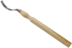 BeaverCraft Spoon Carving Knife Long 90 Mm Long SK3LONG, Double Edge, Couteau Croche