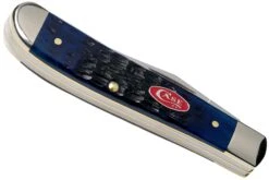Case Mini Trapper Navy Blue Bone, Rogers Jig, 07321, 6207 SS Couteau De Poche -Optimal Couteaux Magasin CE07321 04 case
