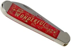 Case Copperhead, Christmas Gift Tin, Embellished Smooth Dark Red Bone, 10605, 6248W SS Couteau De Poche -Optimal Couteaux Magasin CE10605 04 case