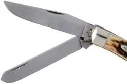 Case Trapper Amber Jigged Bone, 00163, 6254 CV Couteau De Poche -Optimal Couteaux Magasin CE163 04 case ce163 04