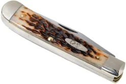 Case Trapper Amber Jigged Bone, 00163, 6254 CV Couteau De Poche -Optimal Couteaux Magasin CE163 05 case ce163 05