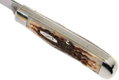 Case Trapper Amber Jigged Bone, 00163, 6254 CV Couteau De Poche -Optimal Couteaux Magasin CE163 08 case ce163 08