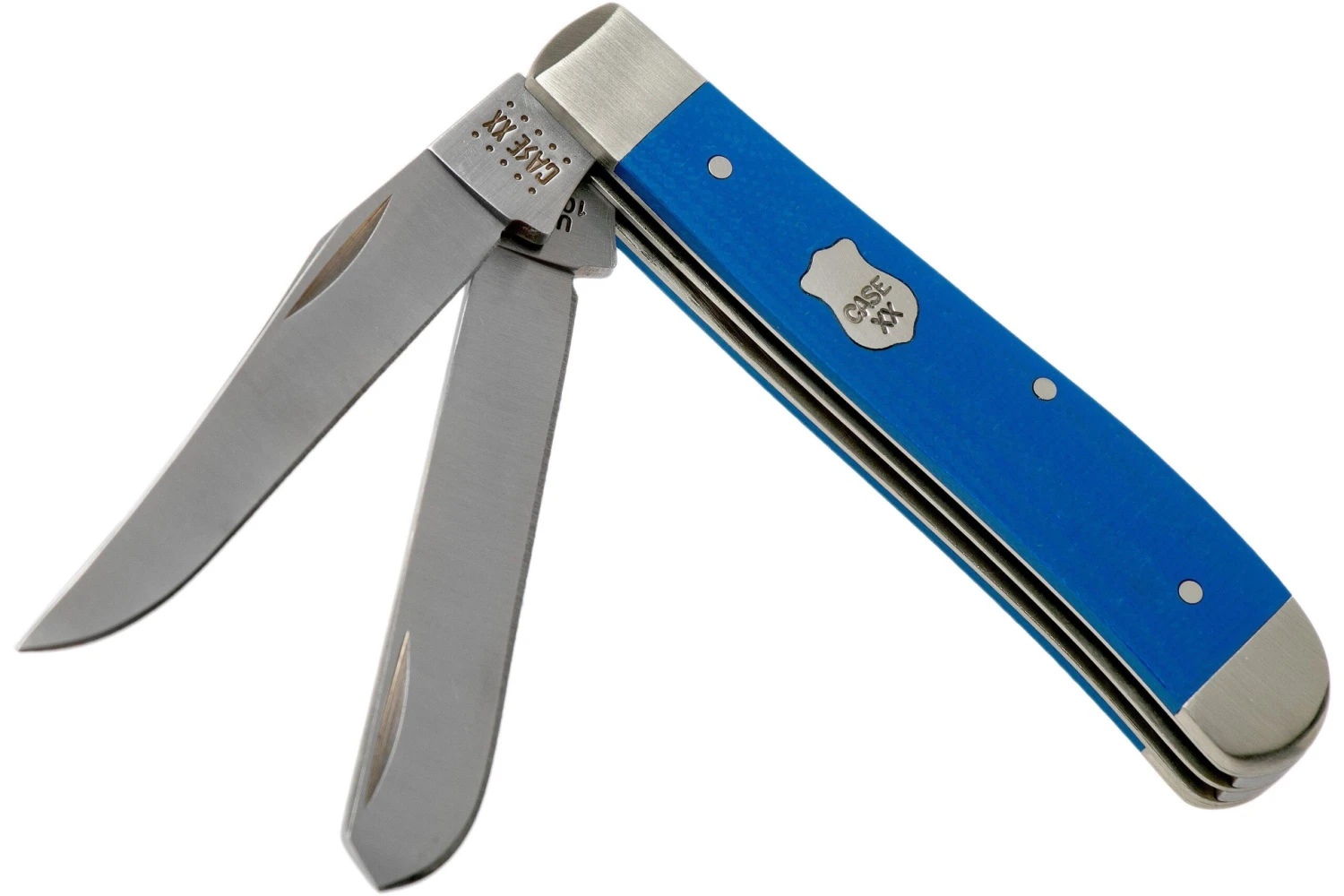 Case Mini Trapper Blue G10 Smooth, 16741, 10207 SS Couteau De Poche 1 Case Mini Trapper Blue G10 Smooth, 16741, 10207 SS Couteau De Poche