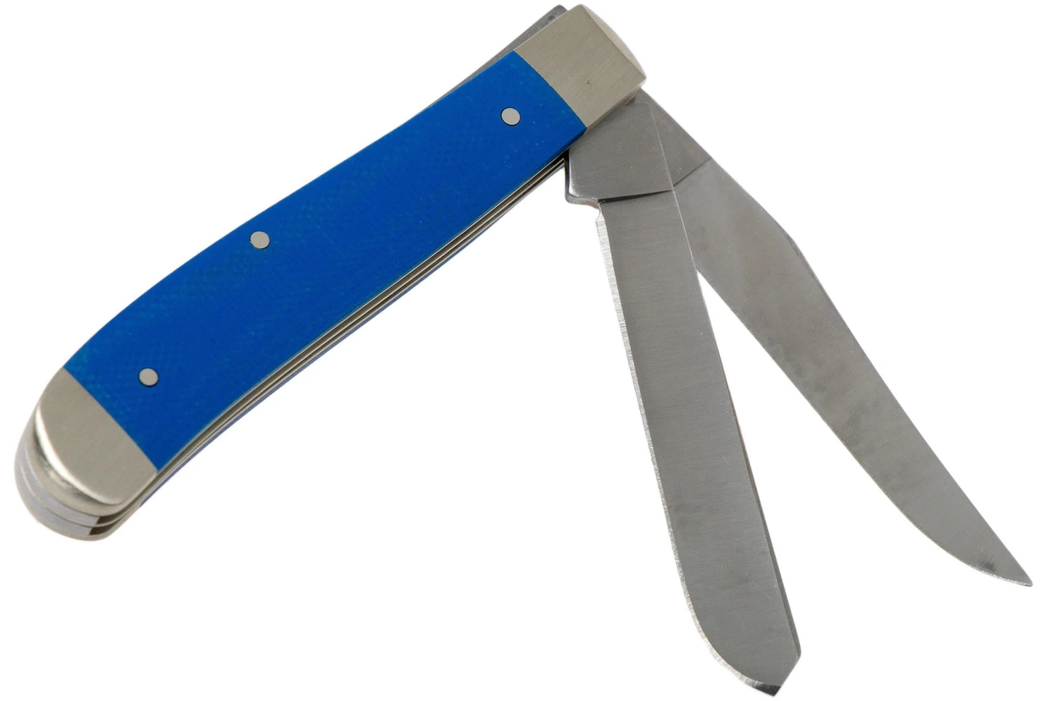 Case Mini Trapper Blue G10 Smooth, 16741, 10207 SS Couteau De Poche 2 Case Mini Trapper Blue G10 Smooth, 16741, 10207 SS Couteau De Poche – Image 2