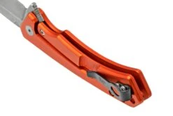 Case The Marilla, Orange Anodized Aluminum, S35VN, Black G-10 Inlay, 25886 Couteau De Poche -Optimal Couteaux Magasin CE25886 04 case