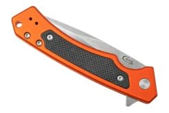 Case The Marilla, Orange Anodized Aluminum, S35VN, Black G-10 Inlay, 25886 Couteau De Poche -Optimal Couteaux Magasin CE25886 06 case