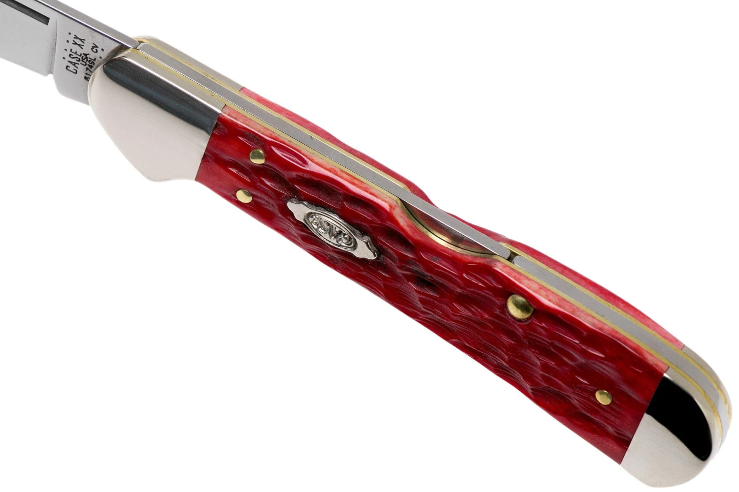 Case Copperhead Dark Red Bone, Peach Seed Jig, 31954, 61749L CV Couteau De Poche 7 Case Copperhead Dark Red Bone, Peach Seed Jig, 31954, 61749L CV Couteau De Poche – Image 7