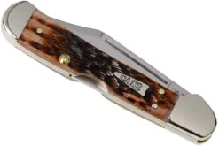 Case Mini Copperlock Brown Bone, Peach Seed Jig, 42655, 61749L SS Couteau De Poche -Optimal Couteaux Magasin CE42655 06 case