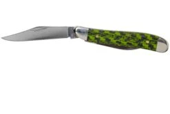 Case Peanut Green & Black Carbon Fiber-G10 Weave Smooth, 50714, 10220 SS Couteau De Poche -Optimal Couteaux Magasin CE50714 03 case