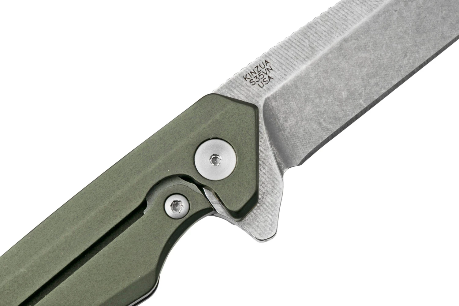 Case Kinzua Tanto, S35VN, OD Green Anodized Aluminum 64671, Couteau De Poche 5 Case Kinzua Tanto, S35VN, OD Green Anodized Aluminum 64671, Couteau De Poche – Image 5