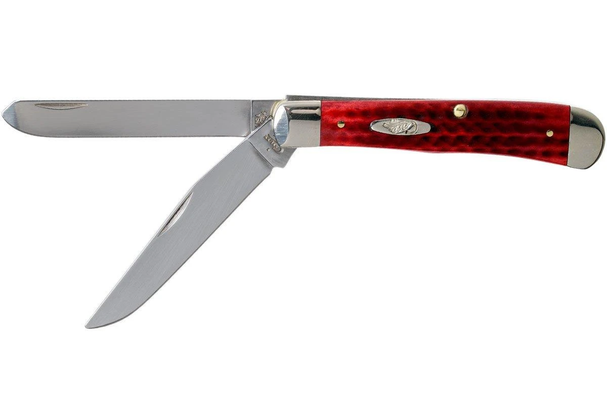 Case Trapper Pocket Worn Old Red Bone, 00783, 6254 SS Couteau De Poche 1 Case Trapper Pocket Worn Old Red Bone, 00783, 6254 SS Couteau De Poche