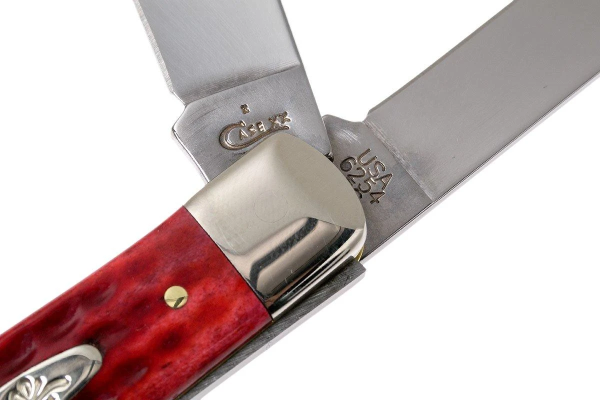 Case Trapper Pocket Worn Old Red Bone, 00783, 6254 SS Couteau De Poche 6 Case Trapper Pocket Worn Old Red Bone, 00783, 6254 SS Couteau De Poche – Image 6