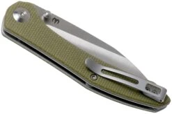 Civivi Hadros C20004-3 Olive Micarta Couteau De Poche, Dylan Mallery Design -Optimal Couteaux Magasin CIC20004 3 04 civivi