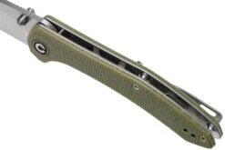 Civivi Hadros C20004-3 Olive Micarta Couteau De Poche, Dylan Mallery Design -Optimal Couteaux Magasin CIC20004 3 07 civivi