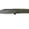 Civivi Cachet C20041B-DS1 Green Micarta Acier Damassé, Couteau De Poche