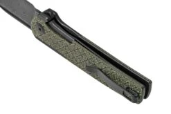 Civivi Cachet C20041B-DS1 Green Micarta Acier Damassé, Couteau De Poche -Optimal Couteaux Magasin CIC20041B DS1 04 civivi