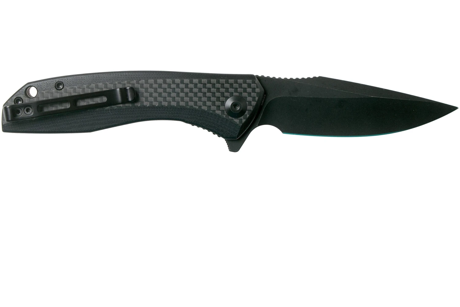 Civivi Baklash C801I Blackwashed, Black G10 & Carbonfiber Couteau De Poche 2 Civivi Baklash C801I Blackwashed, Black G10 & Carbonfiber Couteau De Poche – Image 2