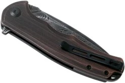 Civivi Praxis C803DS-3 Damascus, Copper Couteau De Poche -Optimal Couteaux Magasin CIC803DS 3 04 civivi