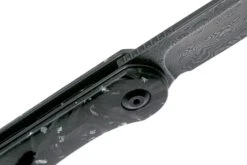 Civivi Elementum C907C-DS2 Damascus, Shredded Silver Carbonfiber Couteau De Poche -Optimal Couteaux Magasin CIC907C DS2 06 civivi