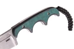 CRKT Minimalist Spear Point, Green Black, Couteau De Cou, Alan Folts Design -Optimal Couteaux Magasin CK 2396 04 crkt