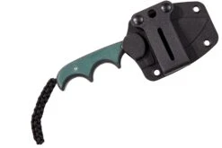 CRKT Minimalist Spear Point, Green Black, Couteau De Cou, Alan Folts Design -Optimal Couteaux Magasin CK 2396 05 crkt