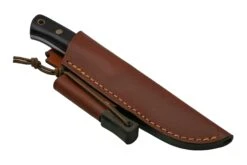 Casström Woodsman Knife Bog Oak, K720 Scandi Grind 10829 Avec Pierre à Feu -Optimal Couteaux Magasin CM10829 06 casstrom cm10829 06