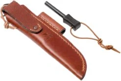 Casström Woodsman Knife Bog Oak, K720 Scandi Grind 10829 Avec Pierre à Feu -Optimal Couteaux Magasin CM10829 08 casstrom cm10829 08