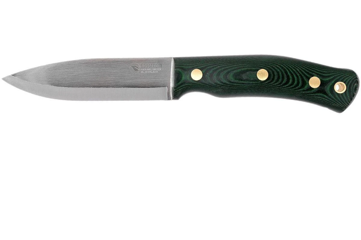 Casström No. 10 Swedish Forest Knife Green Micarta, K720 Scandi Grind 13103 1 Casström No. 10 Swedish Forest Knife Green Micarta, K720 Scandi Grind 13103