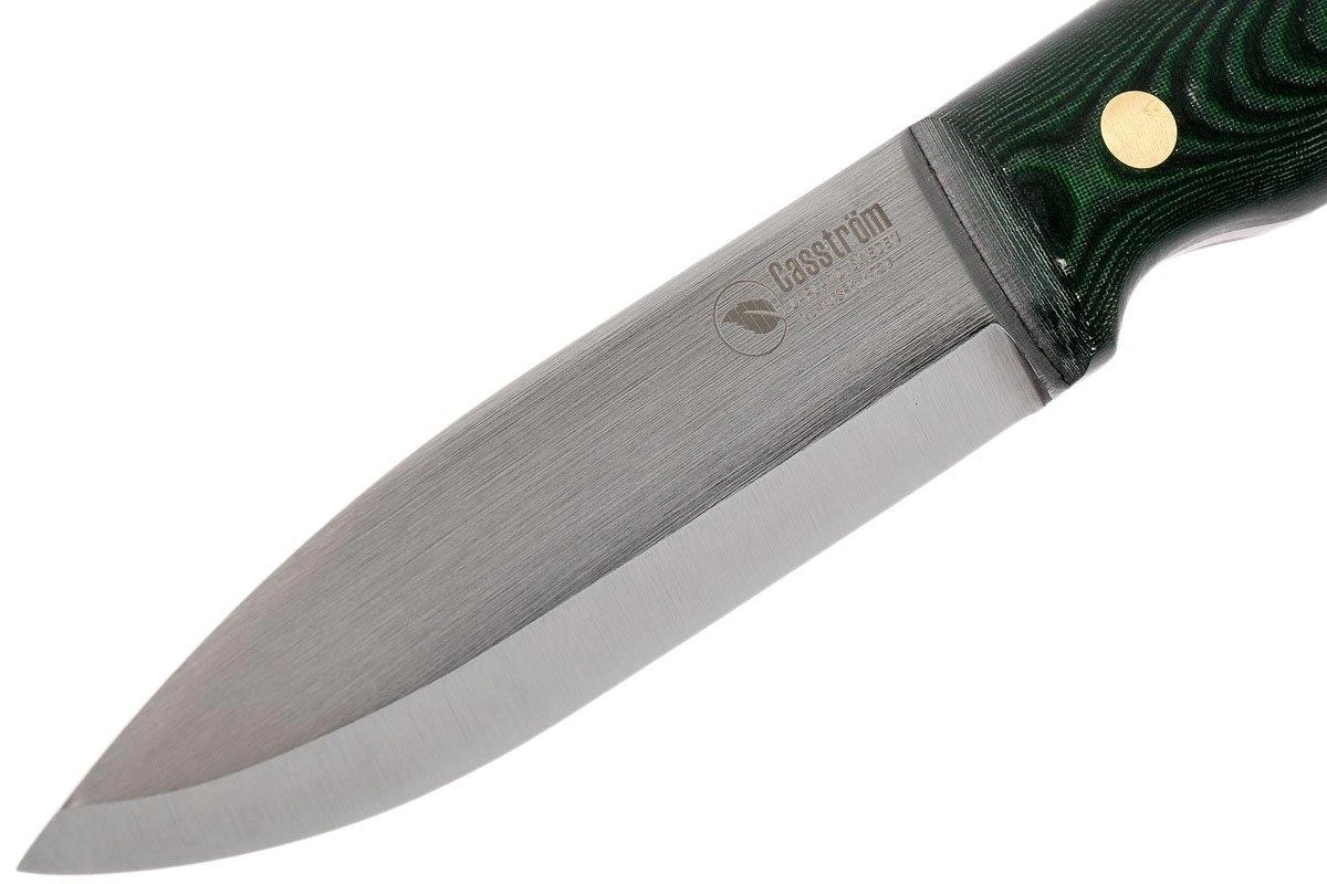 Casström No. 10 Swedish Forest Knife Green Micarta, K720 Scandi Grind 13103 3 Casström No. 10 Swedish Forest Knife Green Micarta, K720 Scandi Grind 13103 – Image 3