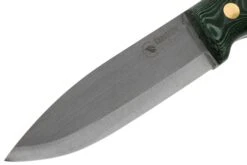 Casström No. 10 Swedish Forest Knife Green Micarta, K720 Scandi Grind 13123 Avec Firesteel -Optimal Couteaux Magasin CM13123 03 casstrom
