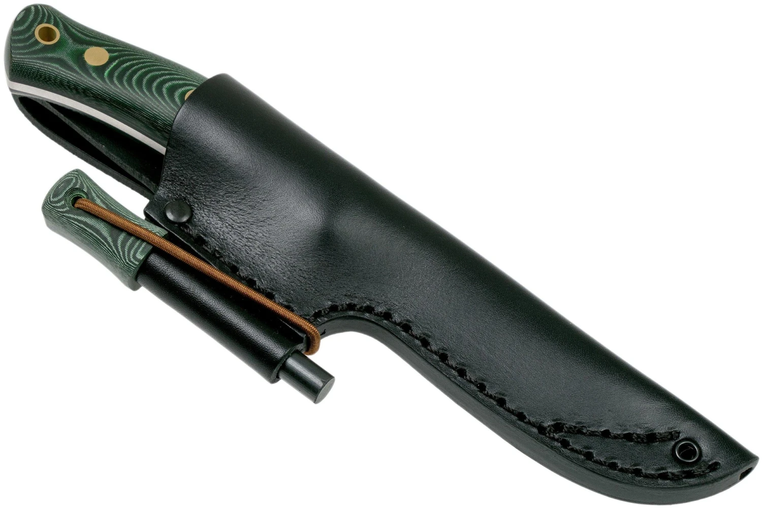 Casström No. 10 Swedish Forest Knife Green Micarta, 14C28N Scandi Grind 13127 Avec Firesteel 6 Casström No. 10 Swedish Forest Knife Green Micarta, 14C28N Scandi Grind 13127 Avec Firesteel – Image 6