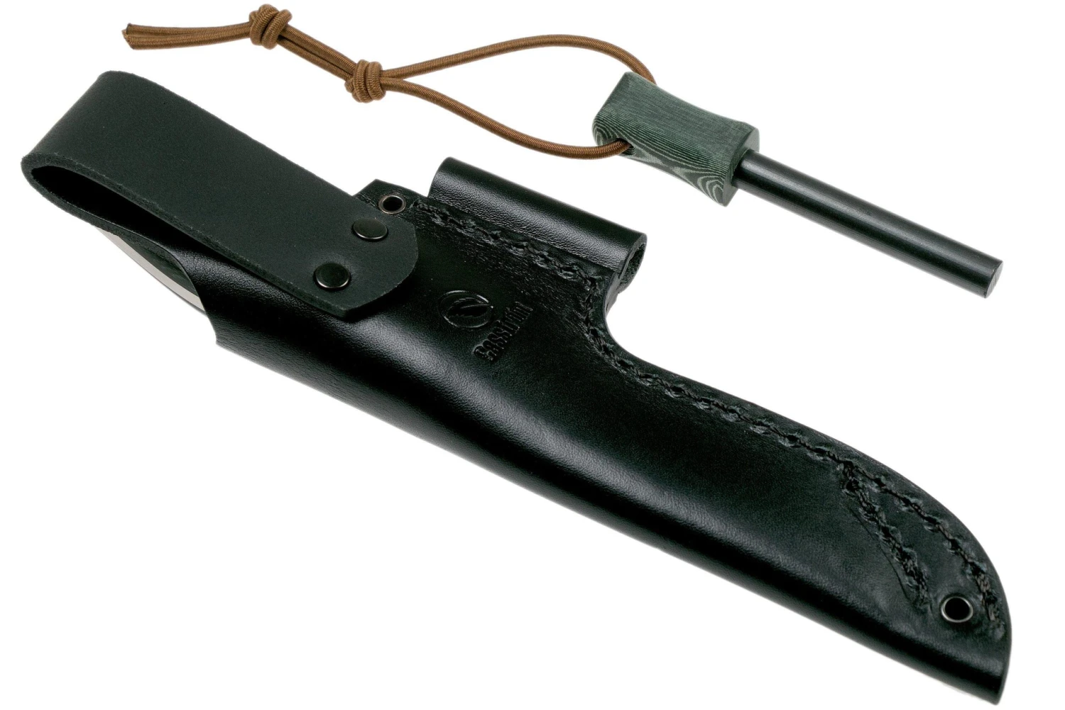 Casström No. 10 Swedish Forest Knife Green Micarta, 14C28N Scandi Grind 13127 Avec Firesteel 7 Casström No. 10 Swedish Forest Knife Green Micarta, 14C28N Scandi Grind 13127 Avec Firesteel – Image 7