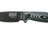ESEE Model 3 Black Blade 3D Grey-Black G10 Couteau De Survie 3PMB-002 étui Noir + Clip De Poche