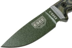 ESEE Model 3 OD Green Blade 3D OD Green-Black G10 Couteau De Survie 3PMOD-003 étui Noir + Clip De Poche -Optimal Couteaux Magasin EE 3PMOD 003 03 esee knives