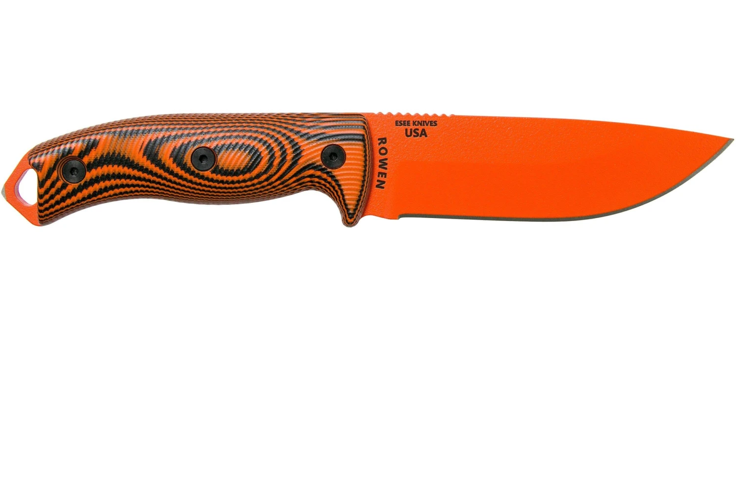 ESEE Model 5 Orange Blade 3D Orange-Black G10 Couteau De Survie5POR-006 étui Kydex + Clip Plat 2 ESEE Model 5 Orange Blade 3D Orange-Black G10 Couteau De Survie5POR-006 étui Kydex + Clip Plat – Image 2