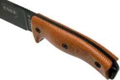 ESEE Model 6 Black Blade 3D Natural Canvas Micarta Couteau De Survie 6PB-011 étui Kydex + Clip Plat -Optimal Couteaux Magasin EE 6PB 011 05 esee knives